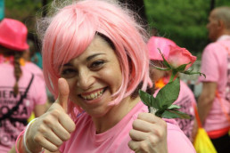 Marina che corre la maratona dopo un tumore al seno