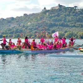Dopo cancro Roma canoa Pagaie rosa