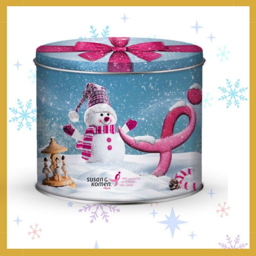 Komen regali solidali panettone di beneficenza a natale