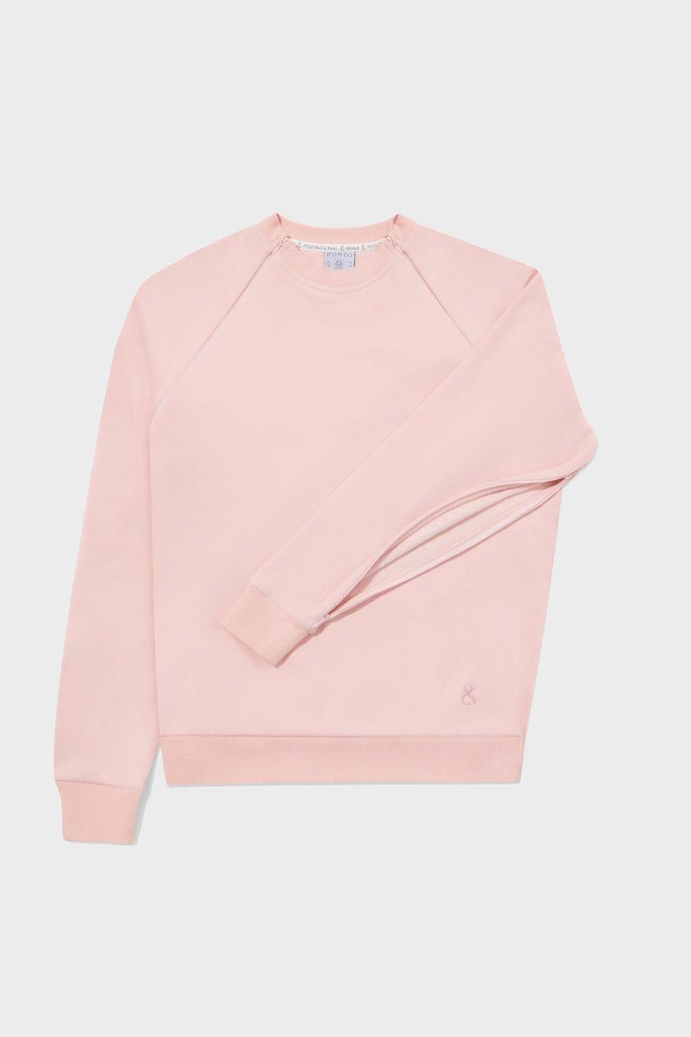 Felpa girocollo rosa - immagine 3